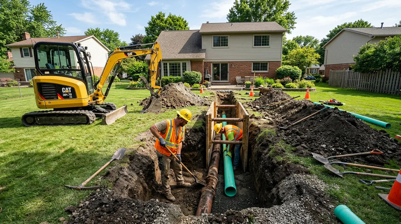 Sewer Line Repair in Hilliard, OH